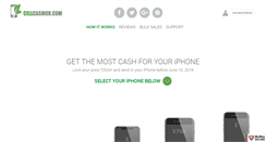 Desktop Screenshot of cellcashier.com